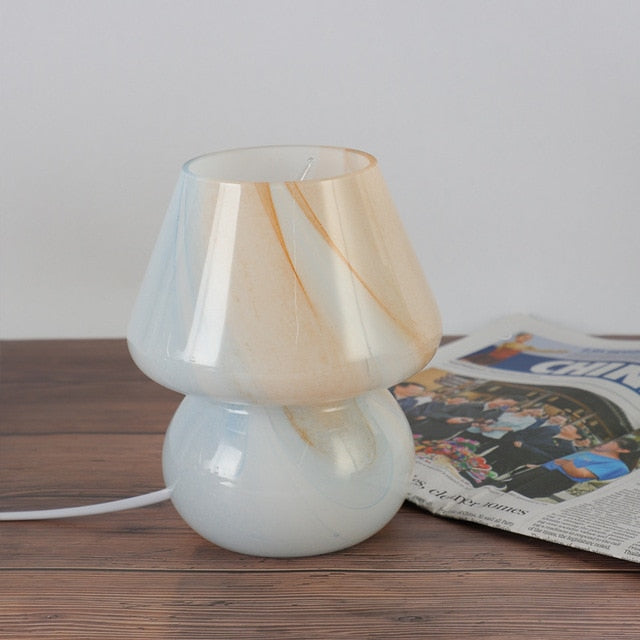 Glass Translucent Bedside Lamp - Peace Easentials