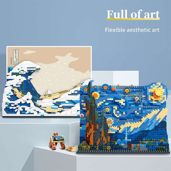 3D Microbrick MOC Art Painting