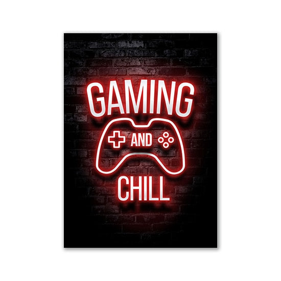 Nordic Gamer Quotes Art Poster - Peace Easentials