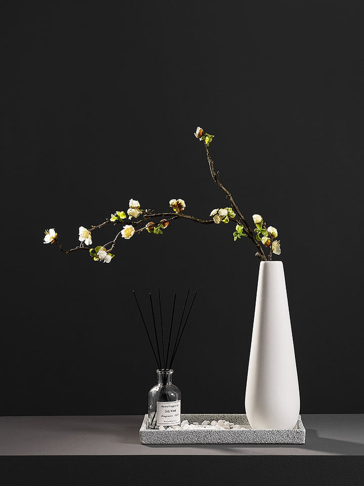 White Porcelain Flower Vases - Peace Easentials