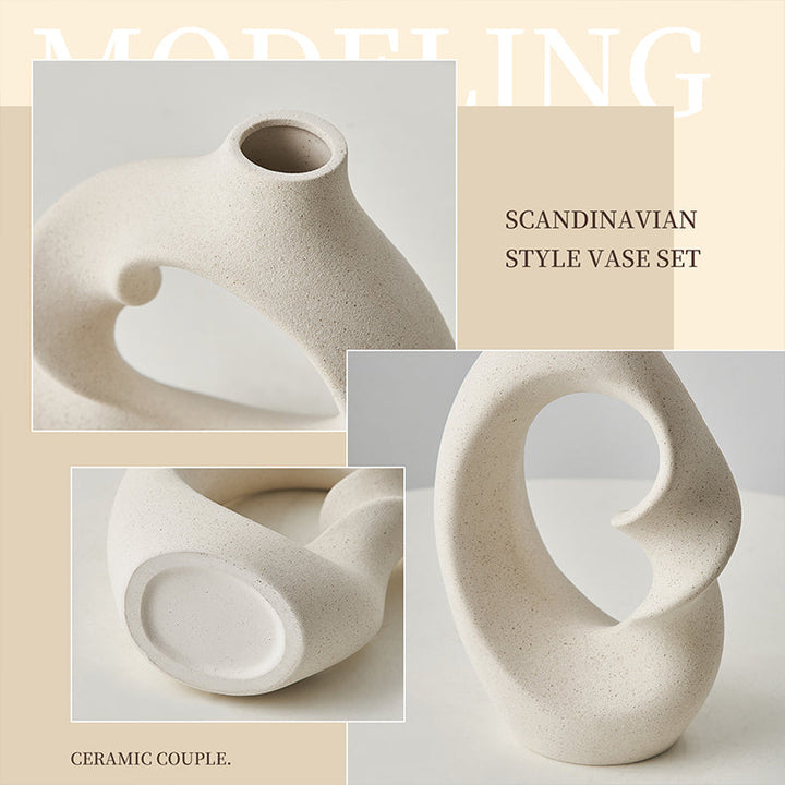 Nordic Ceramic Vases - Peace Easentials